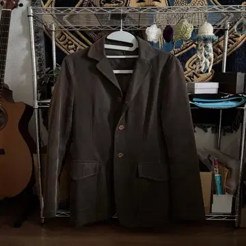 다크 브라운 테일러드 자켓 모드 노움코어 스트릿