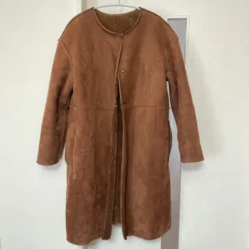 HUSH HUSH 리버서블 코트 브라운