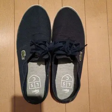 LACOSTE 네이비 캐주얼 슈즈