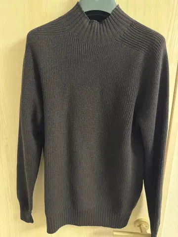 GRAN SASSO 8G 레인 울 모크넥 니트