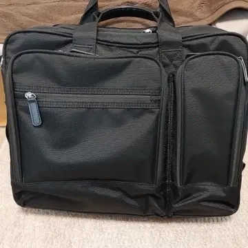 블랙 나일론 비즈니스 백 3포켓