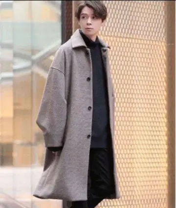 [ 새상품급 DOOPZ 루즈 슬리브 발라클라바 코트 베이지 ]