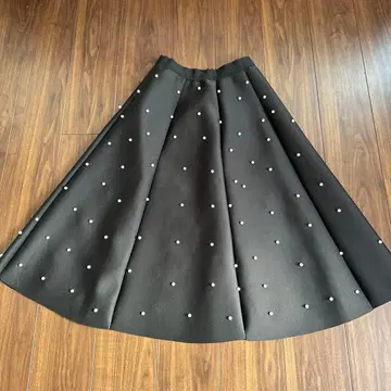 가르딘 블랙 플레어 스커트 F 사이즈
