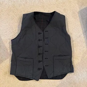 Engineered Garments 스테디셀러 리버서블 베스트 S 체크