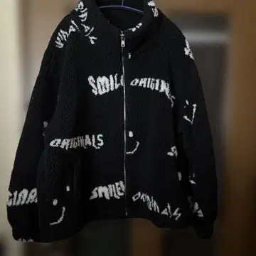 니코짱 플리스 자켓 보아 자켓 블랙