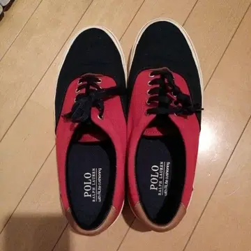 POLO 캐주얼 스니커즈 빨간색/파랑