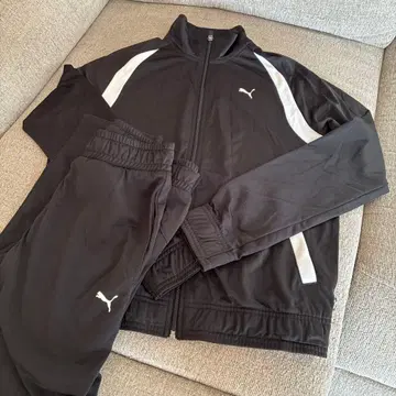 PUMA 저리 상하의 스포츠 웨어 여성용 M 블랙