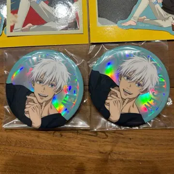 세가 복권 주술회전 고죠 사토루 캔뱃지 스티커