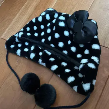 헬로키티 물방울 패턴 USJ 팬캡