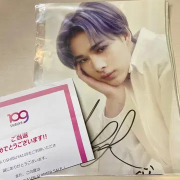 ENHYPEN 니키 사인 친필 사인 포스터