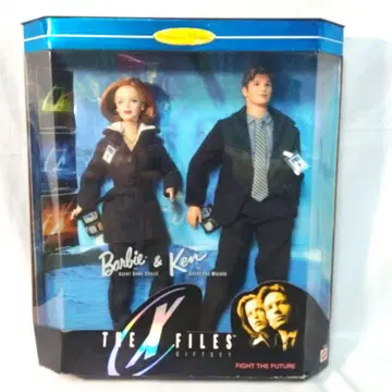 1998 스컬리 바비 & 멀더 켄 X-Files 기프트 세트 하자 있음