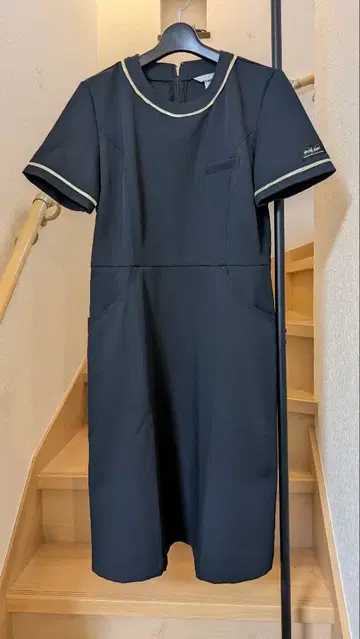 블랙 반팔 튜닉