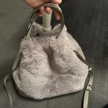 Ray BEAMS 라이트 그레이 숄더백