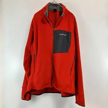 mont bell 플리스 자켓 오렌지 M