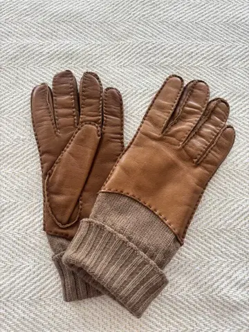 프레임워크 카멜 컬러 가죽 그로브