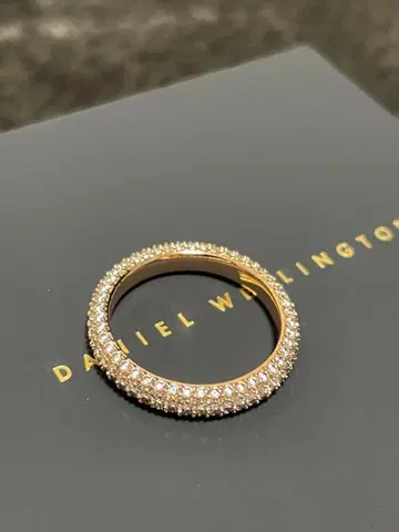 DANIEL WELLINGTON 파베 반지 13호 로즈 골드