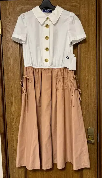 엠즈 그레이시 화이트 베이지 원피스