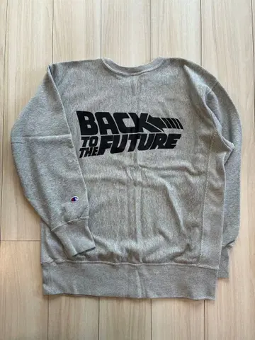 챔피온 리버스 위브 백 투 더 퓨처 양면 프린트 XL