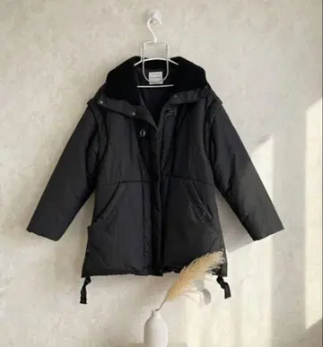 2way 블랙 패딩 자켓