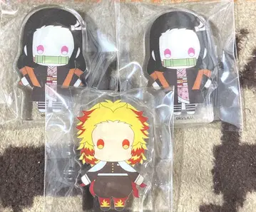 귀멸의 칼날 유라후와 아트 네즈코 렌고쿠 아크릴 블록