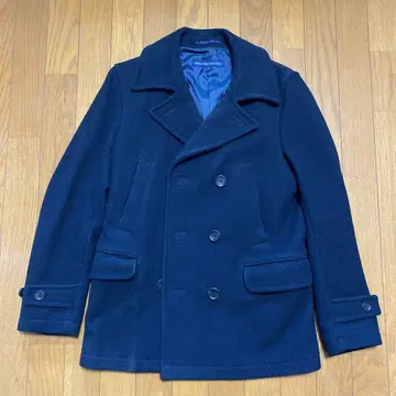 그린 레이블 릴랙싱 네이비 피 코트 S