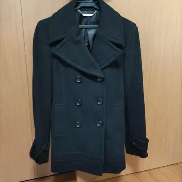 MICHAELKORS 블랙 울 피코트