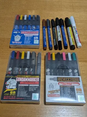 GUNDAM MARKER 중고 총 25개 세트