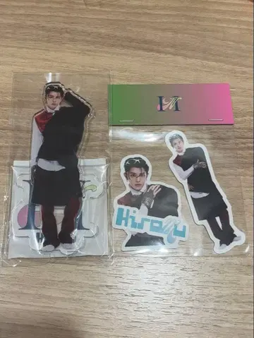 INI POPUP 타카츠카 히로무 아크릴 스탠드 스티커 세트