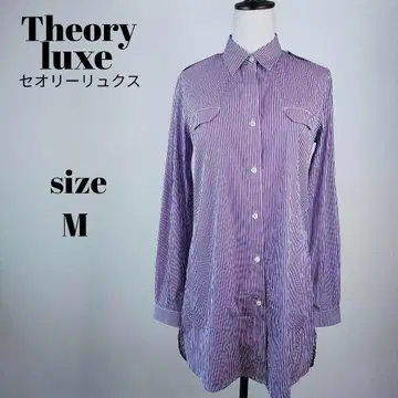 [ a1117 ] 띠어리 럭스 새상품급 롱 스트라이프 셔츠 M