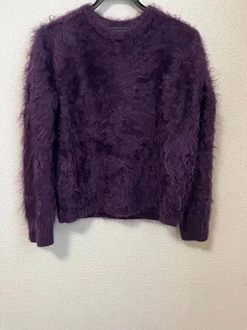 Drawer 드로어 7G 캐시미어 퍼 크루넥 니트