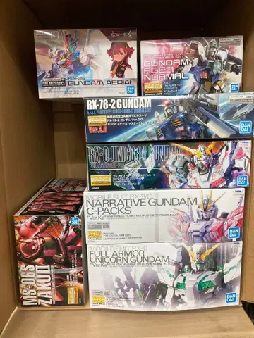 MG FM 건담 프라모델 7체 세트 묶음 판매