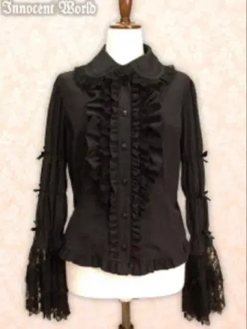 Innocent World 루시엔느 블라우스 블랙