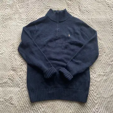 폴로 바이 랄프로렌 하프 지퍼 니트