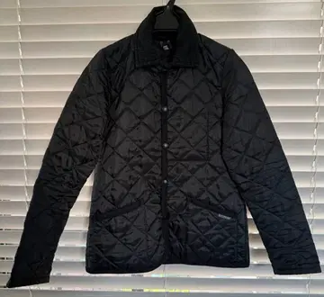 LAVENHAM 퀼팅 자켓 블랙