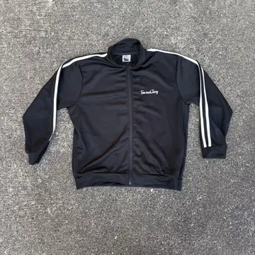 톰과 제리 트랙 자켓 블랙 캐릭터 구제 의류 애니메이션 전후 프린트