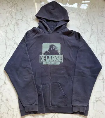 X-LARGE 퍼플 후드티