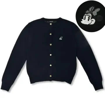 [ 미사용 새상품 ] MARY QUANT 마리콴트 미니 긴팔 가디건