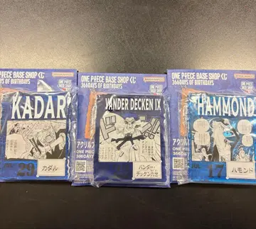 ONE PIECE BASE SHOP 복권 아크릴 블록 어인섬 편 세트