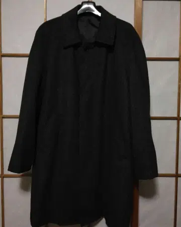 미사용 다크 그레이 코트 히요쿠 코트 남성용 코트 L 래글런 슬리브