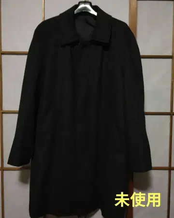 미사용 다크 그레이 코트 히요쿠 코트 남성용 코트 L 래글런 슬리브