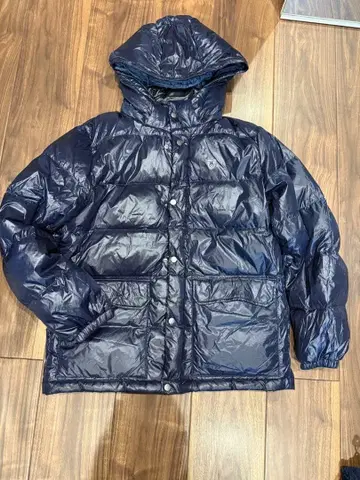 Kent 후드 부착 다운 자켓 네이비 LL 사이즈