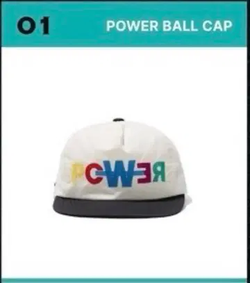 POWER BALL CAP 화이트/블랙