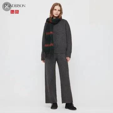 UNIQLO x JW ANDERSON 수플레얀 와이드 팬츠 라이트 그레이