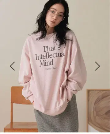 로리즈팜 핑크 맨투맨 FREE 사이즈