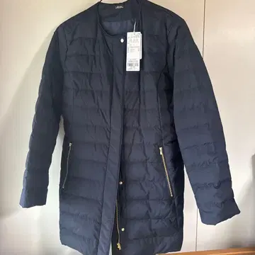 ANY SIS 네이비 퀼팅 다운 자켓