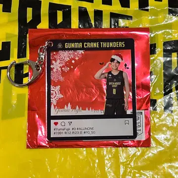 군마 클레인 썬더스 #0 후지이 유마 SNS풍 아크릴 키링