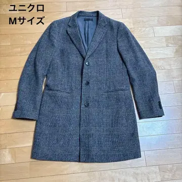 새상품급 UNIQLO 캐시미어 혼방 울 체스터 코트