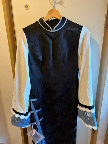 ROSERUINS 엘레강트 벨 슬리브 차이나 드레스 + 베스트