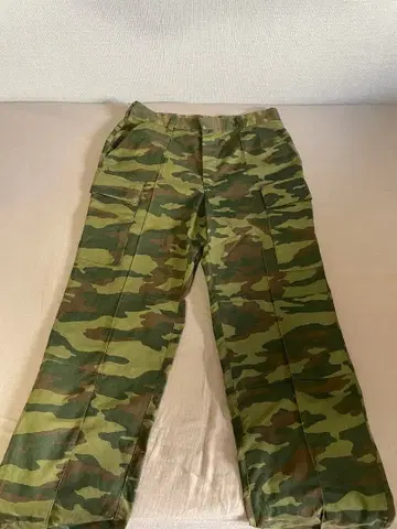 카모플라쥬 워크 팬츠 스트레이트 레그