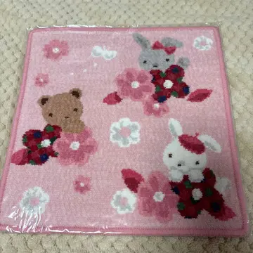 [ 미사용 새상품 ] 파밀리아 셔닐 직조 타월 손수건